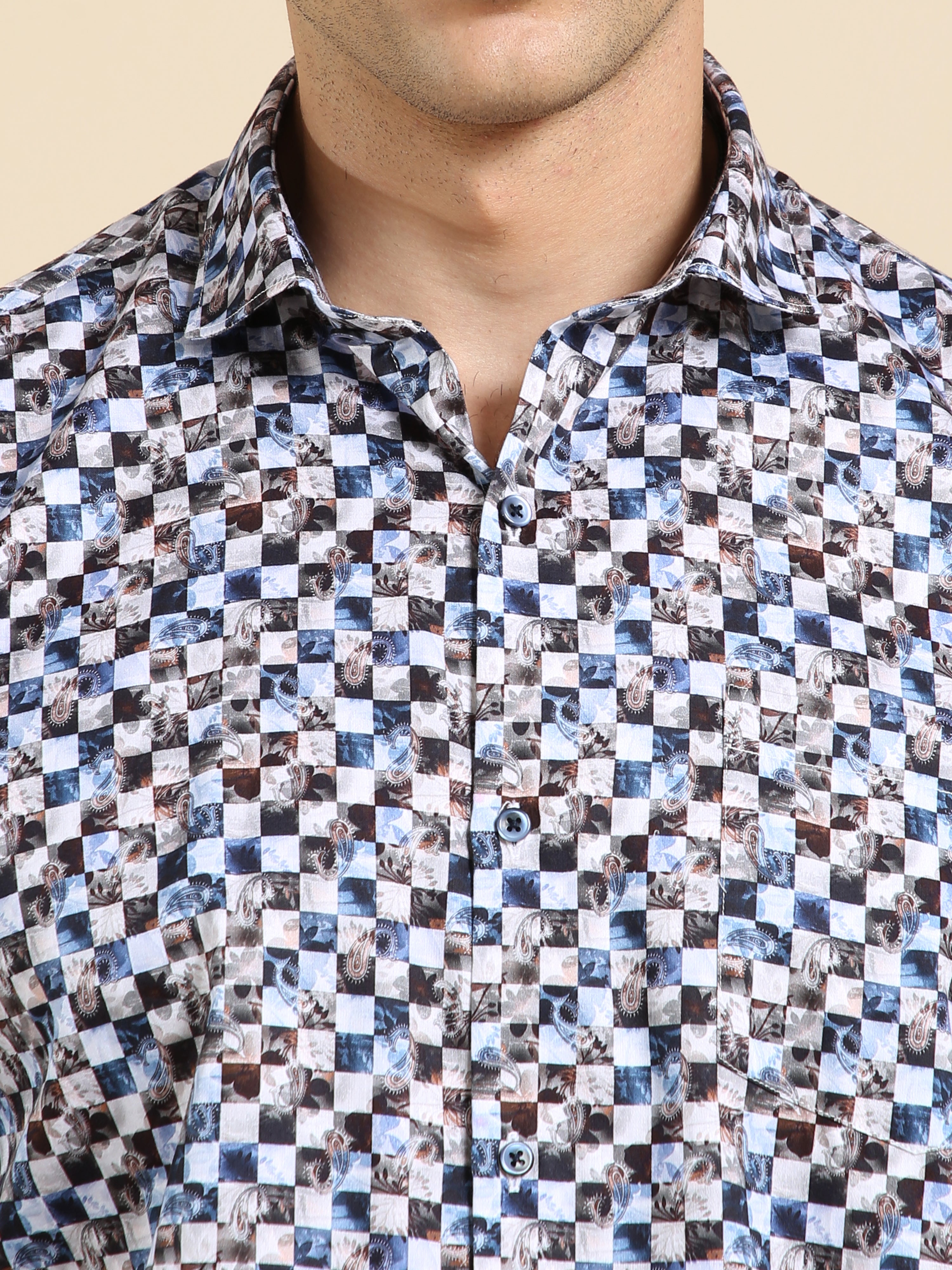 Vibrant Printed Mens Shirts