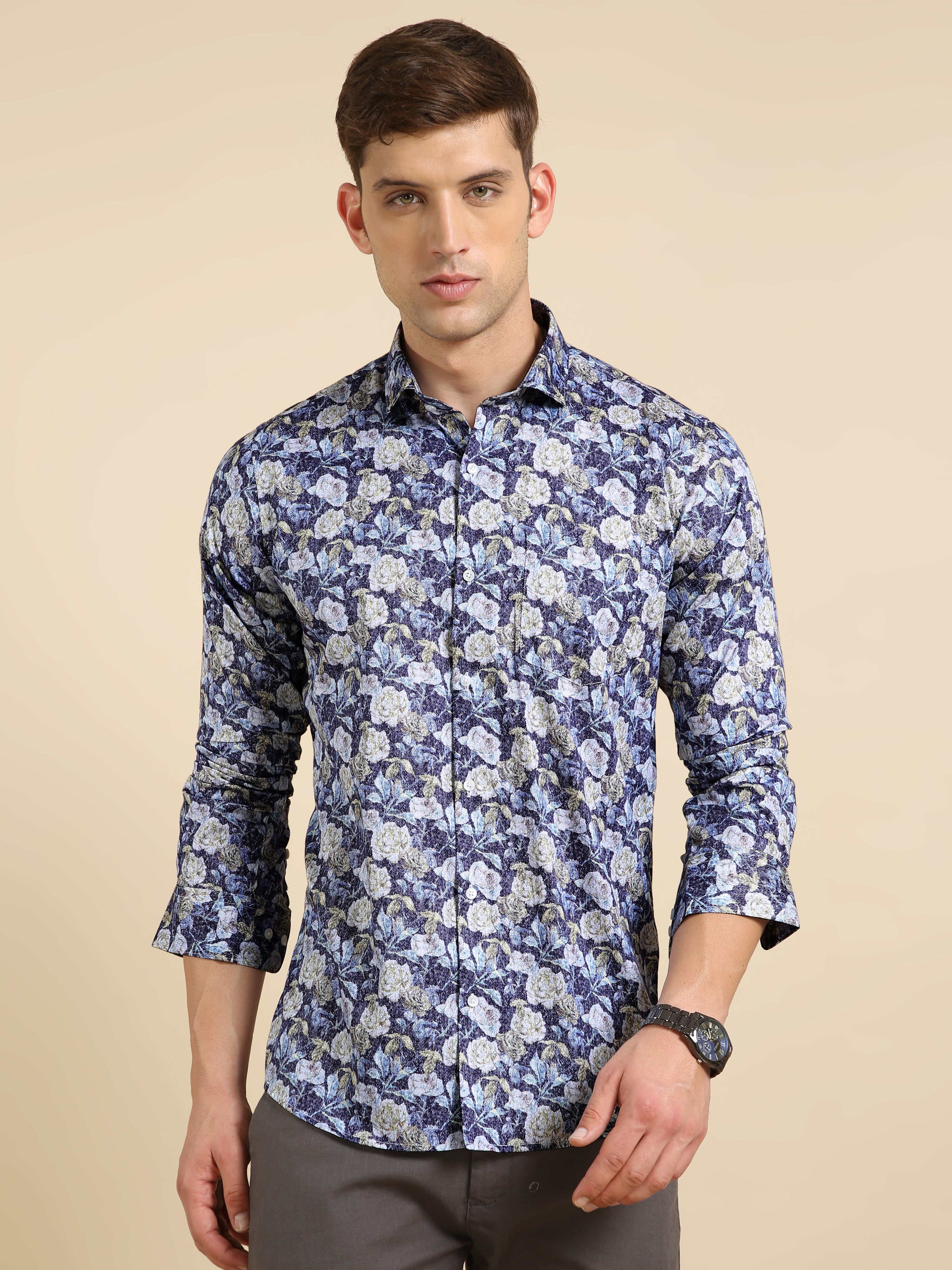 Casual Printed Tops for Men