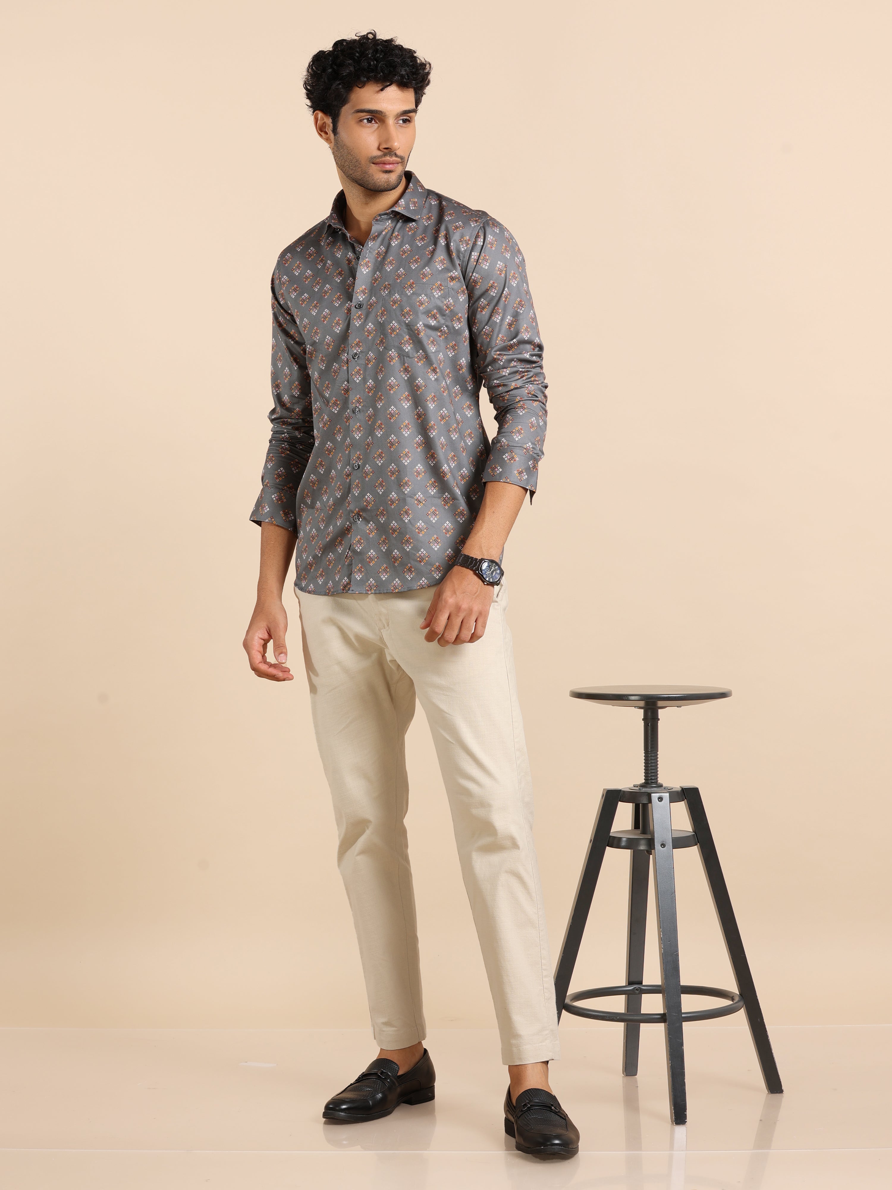 Timeless Luxury Mens Shirts with Digital Prints