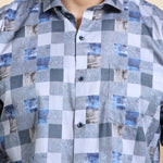 Checkered Digital Print Shirt