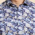 Denim look printed shirt